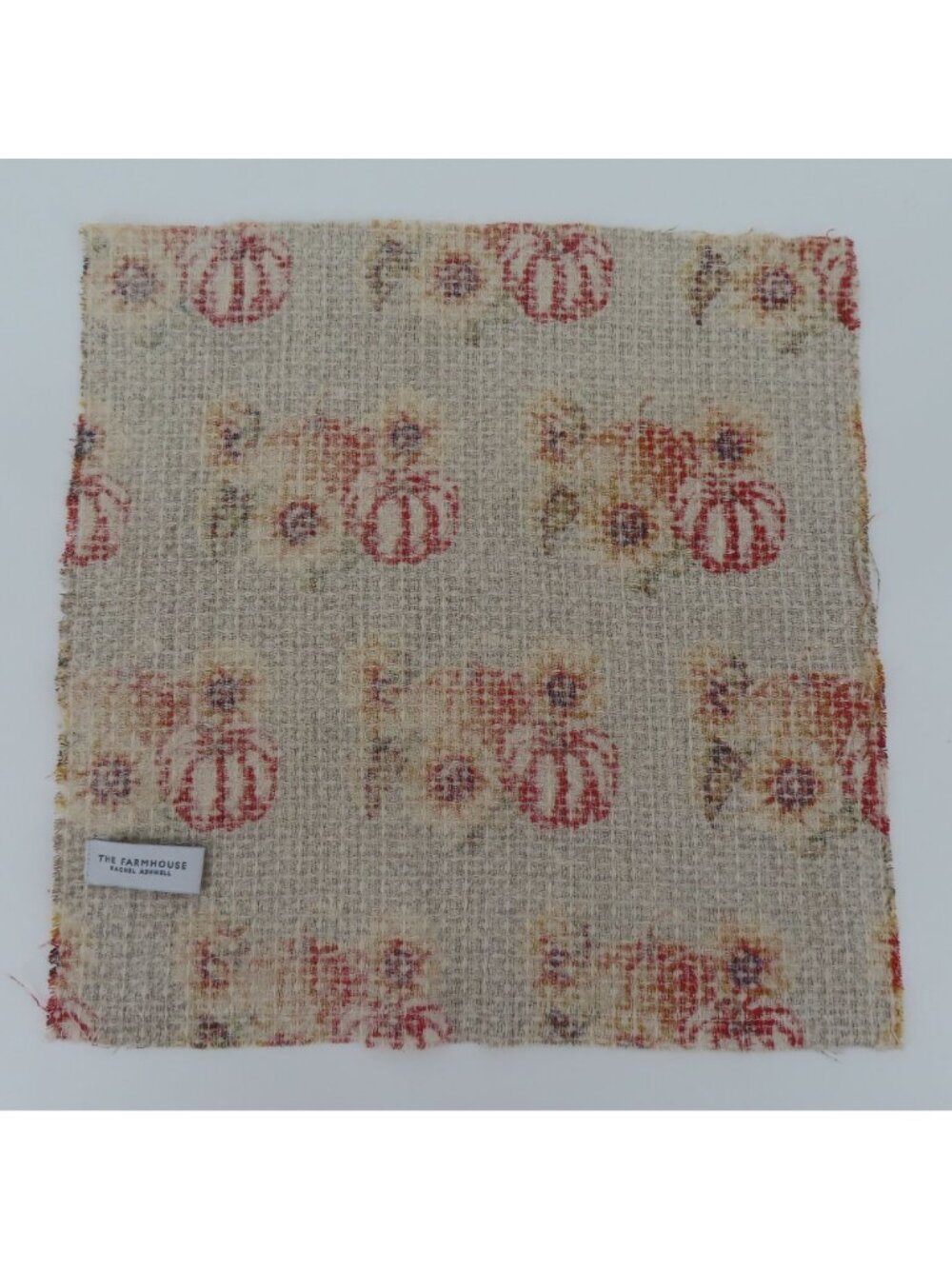 The Farmhouse Rachel Ashwell 6 Waffle Fabric Sunflower Pumpkin Fabric Napkins - Picture 4 of 8